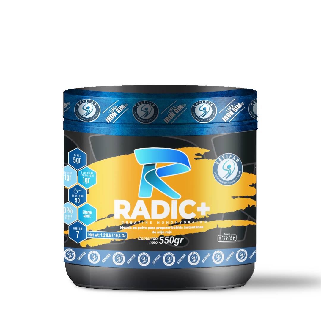 RADIC+ CREATINE MONOHYDRATE TARRO 550gr